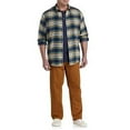 thumbnail image 4 of Multi-Plaid Flannel Sport Shirt Multi 2XLT, 4 of 6