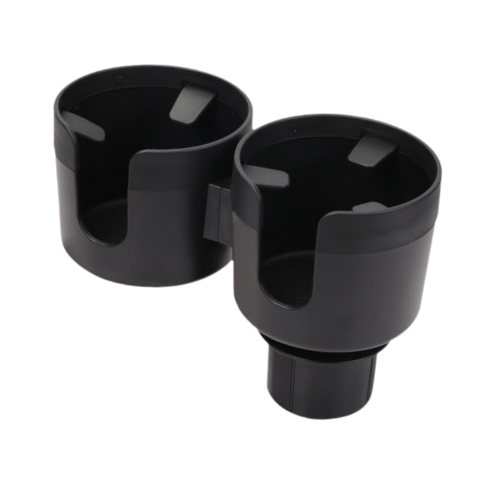 Nishiyuenyi Automotive Cup Holder Extender Car Interior Organizer Removable Car Drink Holder Black