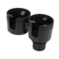 thumbnail image 2 of Extensor de portavasos para coche, Base ajustable, portavasos doble, organizador Interior de coche Negro, 2 of 8
