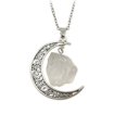 thumbnail image 3 of Circle Pearl Alloy Necklace Fashion Conch Paper Card Necklace All-Match Necklace, 3 of 9