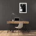thumbnail image 3 of Mexia, Laura 23x32 White Modern Wood Framed Museum Art Print Titled - Big Bird In A Small Cage, 3 of 4