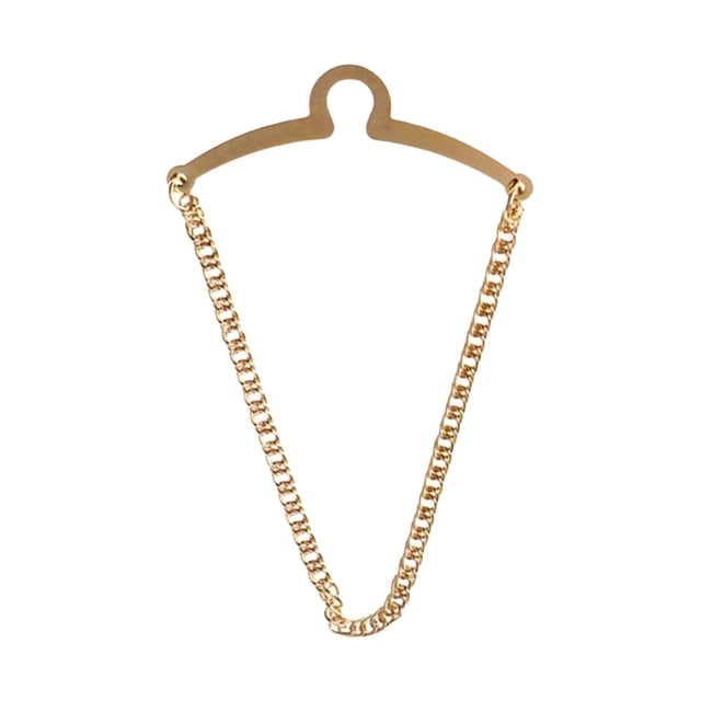 TISHITA Men Tie Chain Button Attachment Classic Fashion Necktie Link Chain Tie Clips for