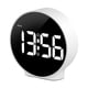 thumbnail image 2 of Reloj digital con brillo ajustable, multifuncional, para mesita de noche de dormitorio. Blanco, 2 of 9