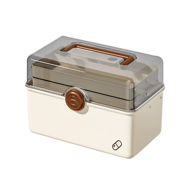 TACILIP Family Box Household Large Capacity First Aid Kit Large Storage Box with Handle, Organization and Storage
