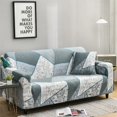 thumbnail image 1 of Housse de Sofa Géométrique 1/2/3/4 Places Extensible en Spandex en Forme de L Housses de Sofa Méridienne Housse de Canapé d'Angle Protège-Meubles, 1 of 7