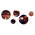 thumbnail image 2 of Designart "Futuristic Orange McClaren Sports Car Racing I" Cars Race Car Metal Wall Art Set of 5 Piece, 2 of 5