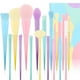 thumbnail image 1 of Juego de brochas de maquillaje de 17 piezas, juego de brochas de maquillaje coloridas, correctores de colorete, juego de brochas de maquillaje para sombra de ojos, 1 of 5