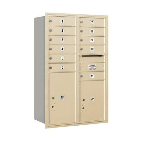 Salsbury Industries 4c Horizontal Mailbox 12 Door High Unit 44 5