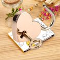 thumbnail image 1 of Candado en forma de corazón de 2 piezas, 1.18 x 1.53 x 0.23 pulgadas Mini cerradura en forma de corazón con llaves Cerraduras de metal de oro rosa pulido en altura para el bolso del equipaje Bolso de Amonsee NO, 1 of 6