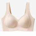 thumbnail image 6 of Squevariel Women Push Up Bra Solid Color Lightweight Bra Wireless Wide Strap Breathable Everyday Bra, 6 of 6