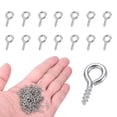 thumbnail image 1 of 200 Pack Crochets à Vis, M1.2x10mm Boulons à Illets en Acier Inoxydable 304, 1 of 6