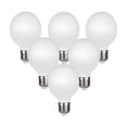 thumbnail image 1 of Bombilla Led Edison 6 Pzs G25 (g80) 5w E26 Blanco Y Cálido 4000, 1 of 4