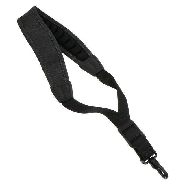 FENGGUIQU 1 Pce Sangle de Saxophone Réglable Gris Foncé Accessoire Réduit la Pression sur les Épaules avec Design Épaissi