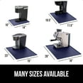 thumbnail image 5 of GORILLA GRIP Coffee Mat, Waterproof Heat-Resistant Silicone Espresso Accessories, 11.5x18.5, Navy Blue, 5 of 9