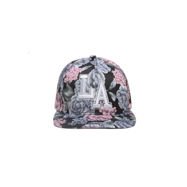 Floral Print City Cap Snapback - Los Angeles