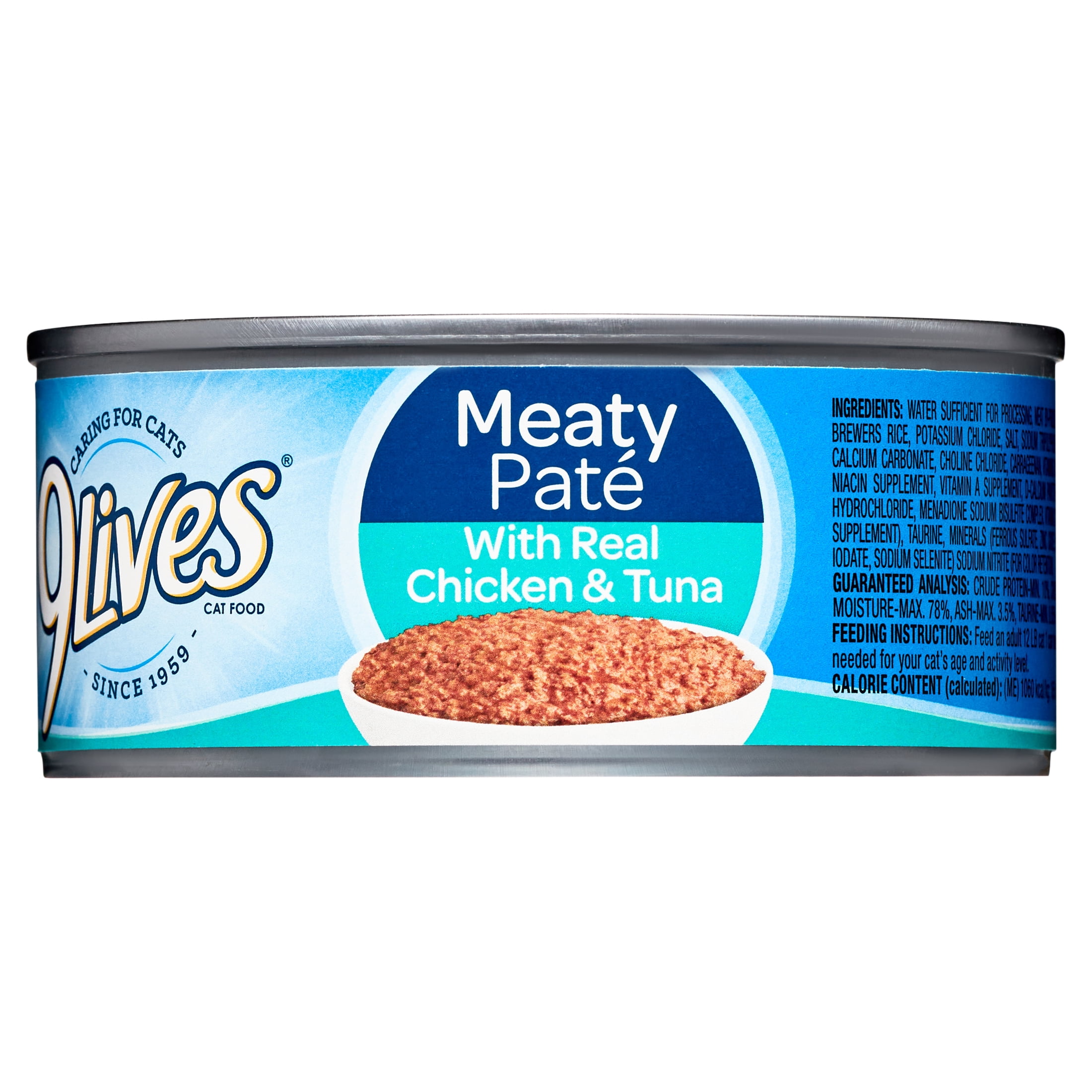 (2 pack) 9Lives Seafood and Poultry Favorites Variety Pack Wet Cat Food, 24 5.5-Ounce Cans