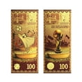 thumbnail image 2 of Billete Conmemorativo Mundial Qatar 2022 Gold Super Exclusivo QATAR Qatar 2022, 2 of 3