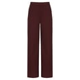 thumbnail image 2 of Kaerm Kids Boys Formal Suit Pants Elastic Waistband Straight Pants Slim Fit School Trousers for Burgundy 14, 2 of 2