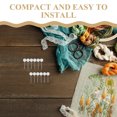 thumbnail image 4 of OUNONA 300pcs Bulletin Board Tacks For Office Decor White Plastic Sewing Aid, 4 of 8