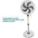 thumbnail image 2 of Ventilador De Pedestal Aerotec 16puLG Blanco Vm-16p 3 Vel, 2 of 4