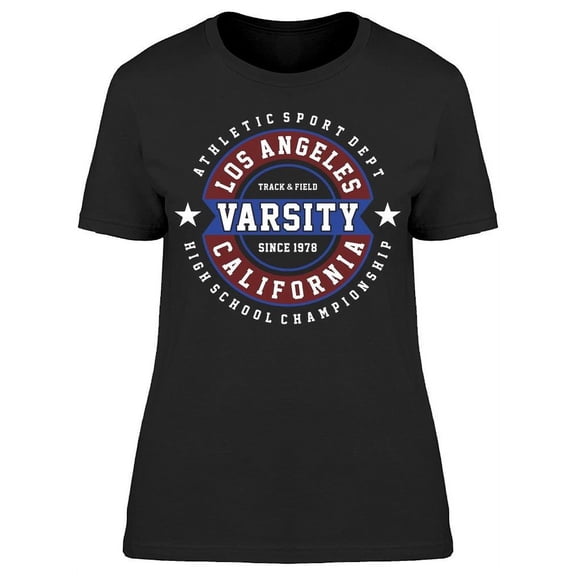 Athletic Sport Dept L A T-Shirt Women -Image by Shutterstock, Female Large