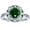 Green, variant on Women's Fashion Hollow Flower Inlaid Blue Zircon Ring