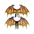 thumbnail image 3 of yingyy Party Dragon Wing Accessory For Carnival Animal Costume Eye-Catching Accessory Decoration Carnival Yellow, 3 of 6