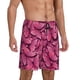 thumbnail image 2 of Fotbe Pink Butterfly Pantalones Cortos de Pijama para Hombre, Ropa de Dormir, Pantalones de Pijama Cortos para Hombre-4X-Large, 2 of 6