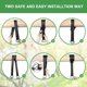 thumbnail image 3 of Kit de correas para colgar columpios de árbol de alta resistencia de 2 x 5 pies con mosquetones y protectores de árboles., 3 of 4
