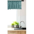 thumbnail image 3 of Ambesonne Geometric Window Valance, Flower Patterned, 54" X 12", Blue Vermilion Black, 3 of 3