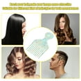 thumbnail image 2 of Unique Bargains Wide Tooth Hair Pick Comb Hair Styling Tool for Men Women Green 4.8", 2 of 7