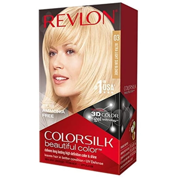 Revlon Colorsilk Hair Color, 03 Ultra Light Sun Blonde 1 Ea (Pack Of 6)