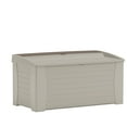 thumbnail image 6 of Suncast DB12000 Deck Box, 54-1/2 in W, 28 in D, 27 in H, Resin, Light Taupe, 6 of 6