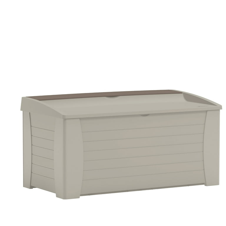 Etta Avenue Kolten 127 Gallon Wicker Deck Box Color: Dark Gray 534DA14827BA4A78954EC6845D19BDAF