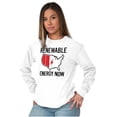 thumbnail image 4 of USA Renewable Energy Climate Change Long Sleeve TShirt Men Women Brisco Brands L, 4 of 6