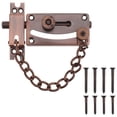 thumbnail image 1 of icolorfuled Chaîne de Porte Antivol avec Matériau en Fer Robuste pour Usage Domestique Couleur Café, 1 of 7