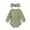 Green, variant on Musuos Baby Girl Fall Outfit, 3 6 9 12 18 Months Solid Color Round Neck Long Sleeve Ribbed Romper Bow Headband 2 Piece Set