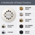 thumbnail image 5 of Dreamline DN09X02R06 Slimline 2" Round Shower Drain - Bronze, 5 of 7