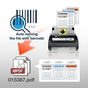 Plustek PS188 High Speed Document Scanner - 30 Pages Per Minute, with Full Text Search Engines,Multiple Scan Destinations. Support Windows 7/8/10