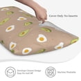 thumbnail image 5 of Easygdp Egg and Avocado Envelope Closure Pillowcase - 20x36in, Queen Pillowcase, Breathable, Stain-Resistant, Wrinkle-Free, 5 of 9