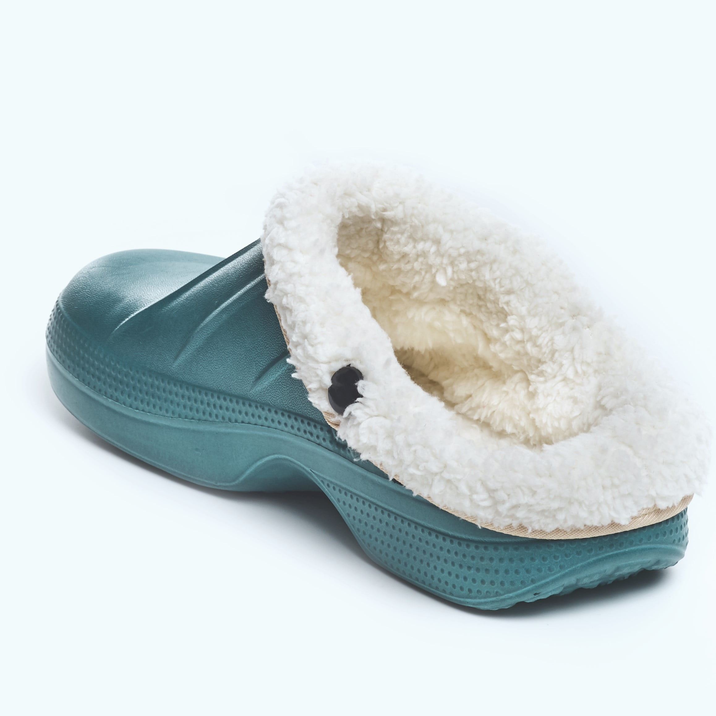 fleece lined outdoor clogs