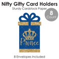 thumbnail image 5 of Big Dot of Happiness Royal Prince Charming - Baby Shower or Birthday Party Money and Gift Card Sleeves - Nifty Gifty Card Holders - Set of 8, 5 of 8