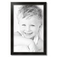 thumbnail image 2 of ArtToFrames 18" x 28" Honors Black with Silver Picture Frame, 18x28 inch Black Wood Poster Frame (WOM-5157),  Pack, 2 of 7