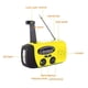 thumbnail image 3 of Radio meteorológica portátil de emergencia, 1000 mAh, radio de emergencia con manivela solar con linterna LED, alarma SOS, radio de manivela para emergencias al aire libre, 3 of 11