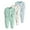 Green, variant on RUTAYY Boys Girls Jumpsuit Summer Autumn Baby 3 Piece Long Sleeved Foot Crawling Suit Pajamas Classic Style, Green, 3-6 Months
