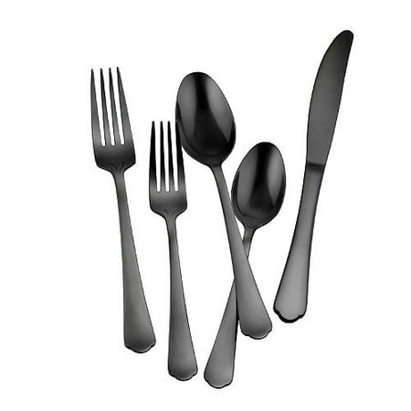 Hampton Forge 20-Piece Stainless Steel Flatware Set (Palace Gunmetal)