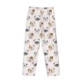 thumbnail image 3 of Vsdgher Bulldog Face Print Mens Pajama Pants Sleep & Lounge Pants, PJ Bottoms With elastic waistb and Pockets, 3 of 5