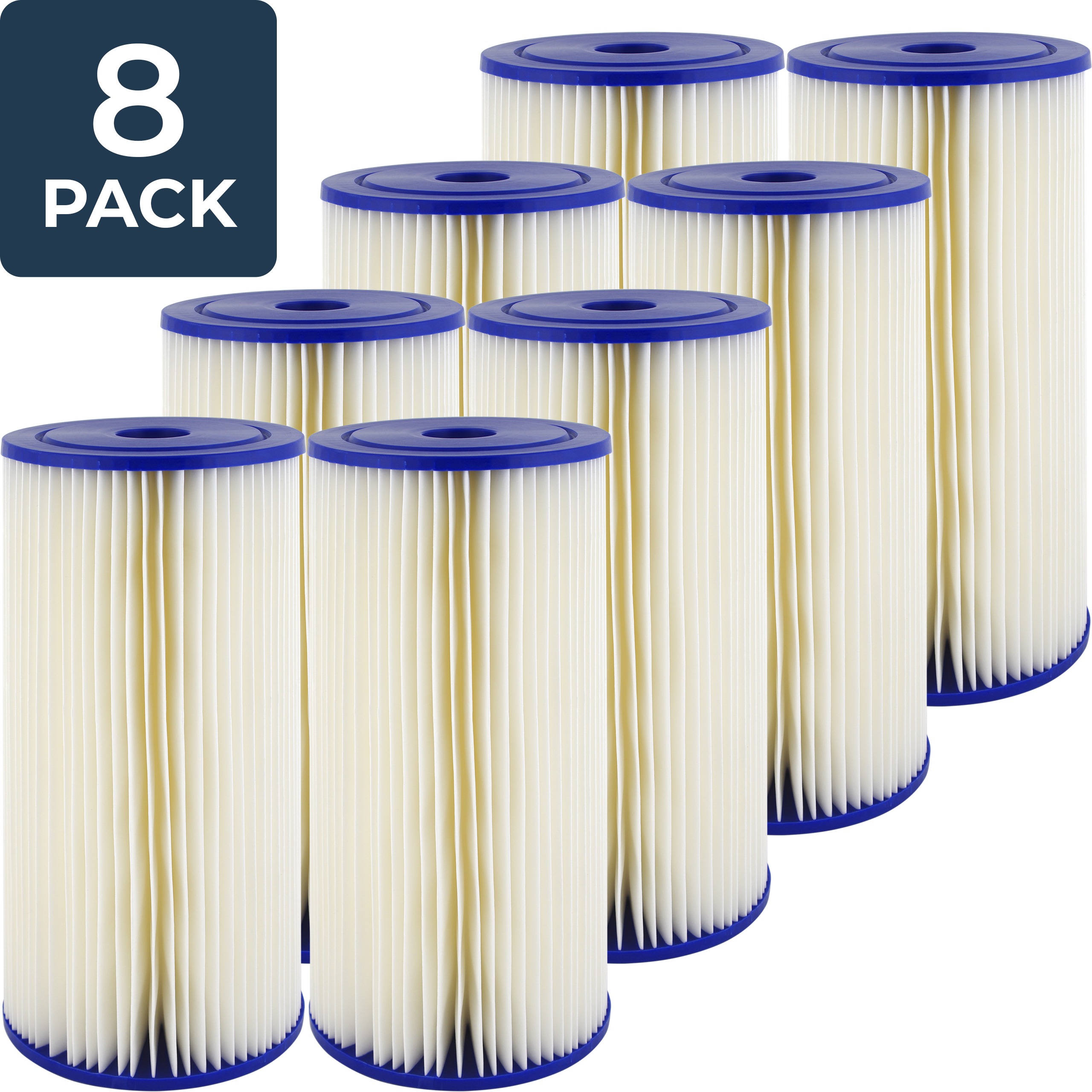 SpiroPure Replacement for Hydronix SPC451005 10x4.5 Water Filters (8