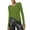 506_Army Green, variant on QASIEATN Sweaters for Graceful Women Fashion, Knit Sweater Autumn Winter V Neck Slim Fit Pullover Strip Top with Tight Long Sleeved Base Shirt, Womens Fall Tops