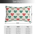 thumbnail image 2 of Fotbe Retro bows Funda de Almohada Decorativa Estilo Occidental, Lujo en Algodón, Fundas para Almohadas King, Cojín Estampado para Decoración del Hogar-20"x30", 2 of 6